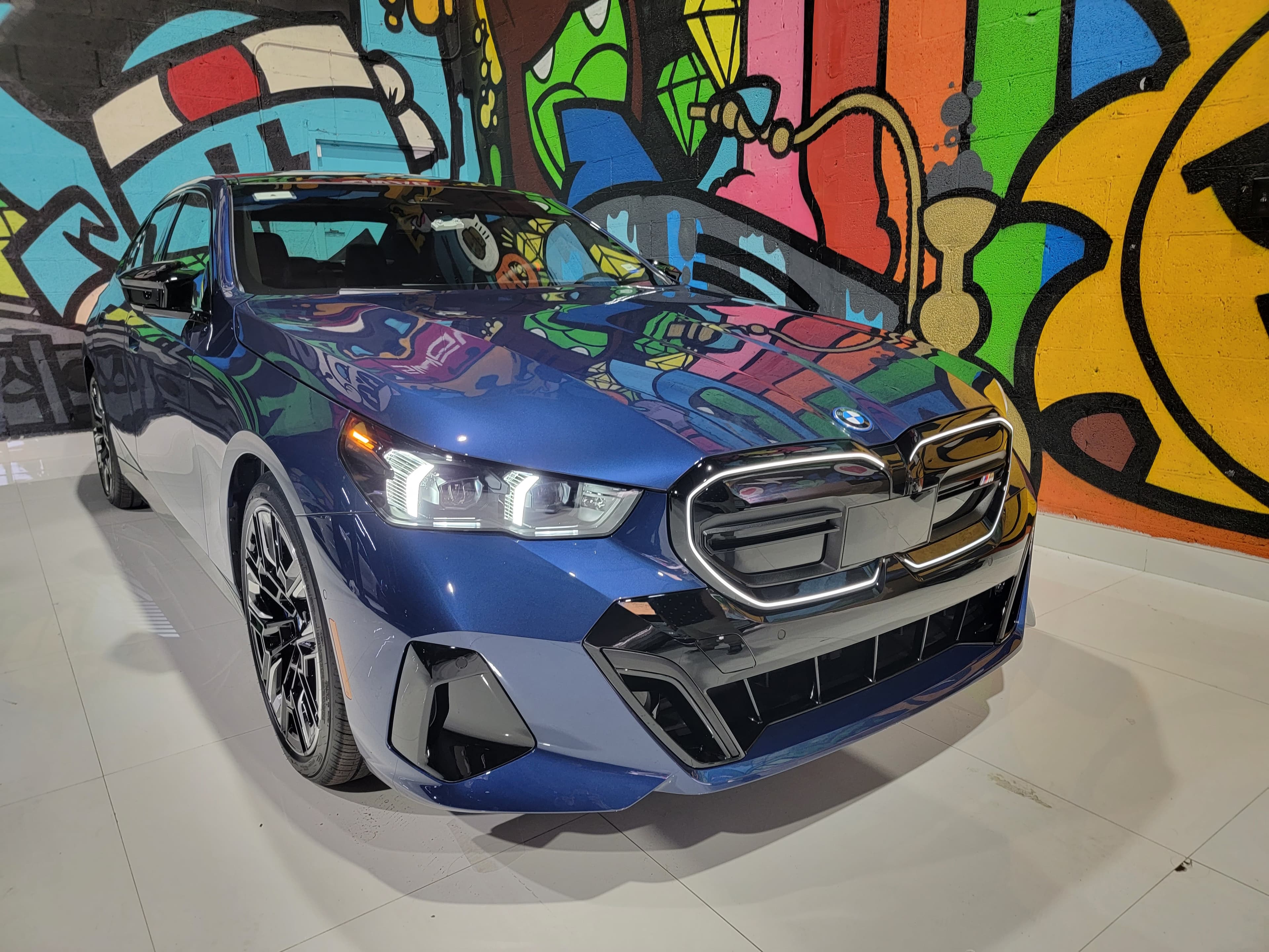 BMW detailing finish